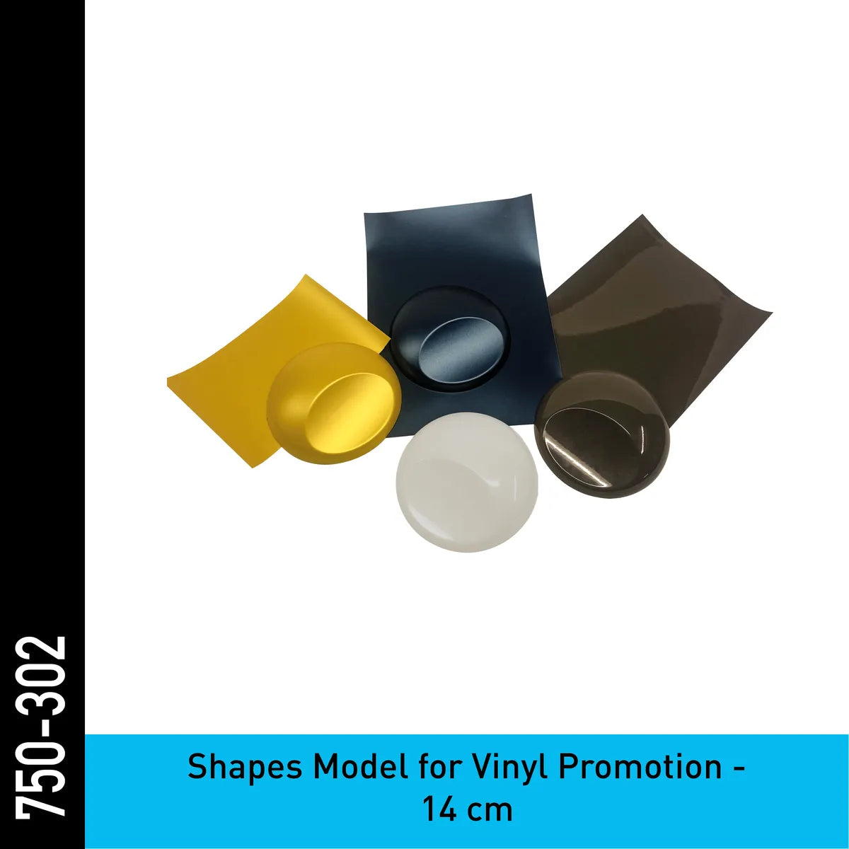 Gabarit de formes pour vinyle 14 x 14 cm