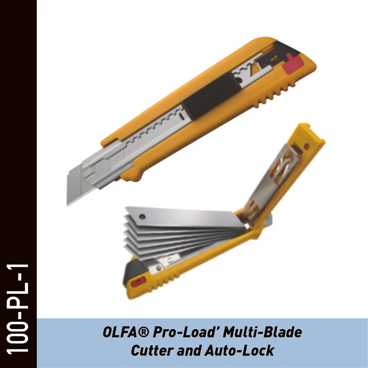OLFA Cutter multi-lames avec chargeur automatique