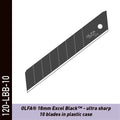 OLFA Extra Black Lames sécables 18mm 59° - 10 Pcs
