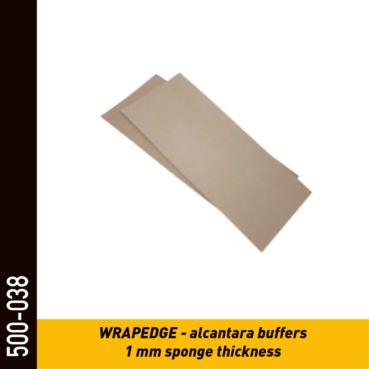SOTT WrapEdge -01 1mm - Tampons alcantara - 12 Pcs