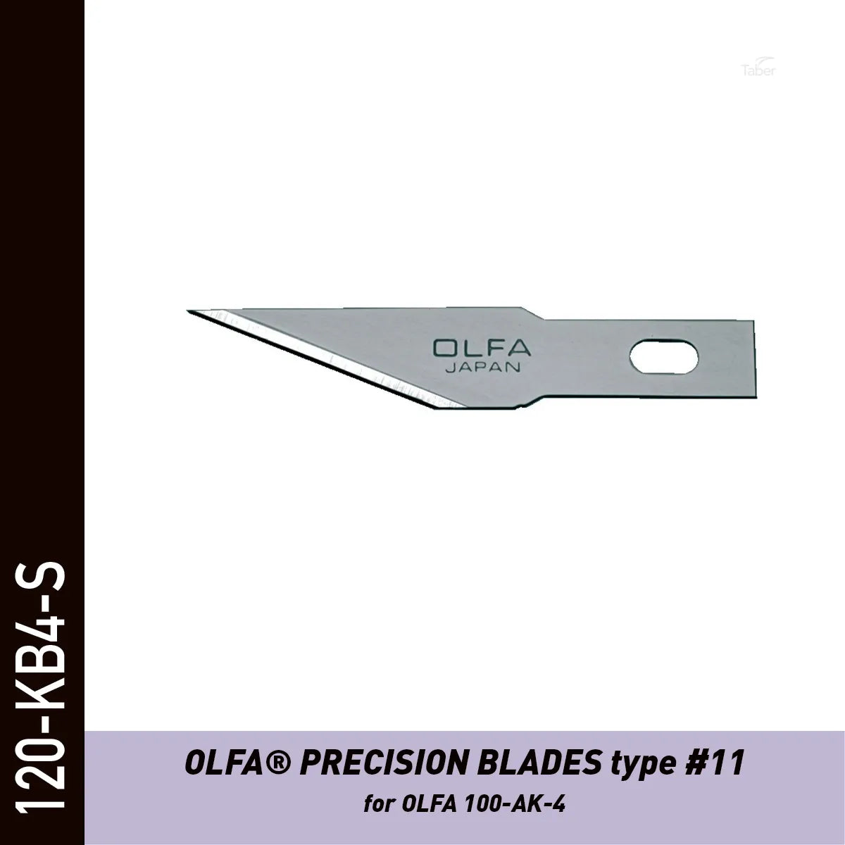 OLFA Lames précision pour cutter d'art 100-AK-4 / 100-003 - 5 Pcs