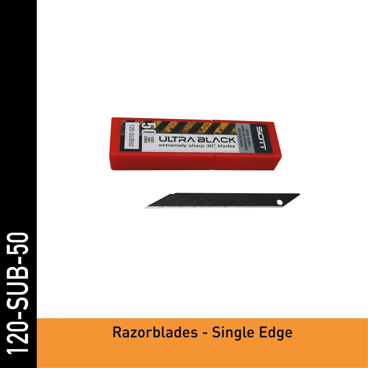 SOTT Lames sécables Ultra Black 30° – lot de 50