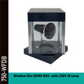 Boîte de démonstration films vitrage – avec lampe IR 250 W