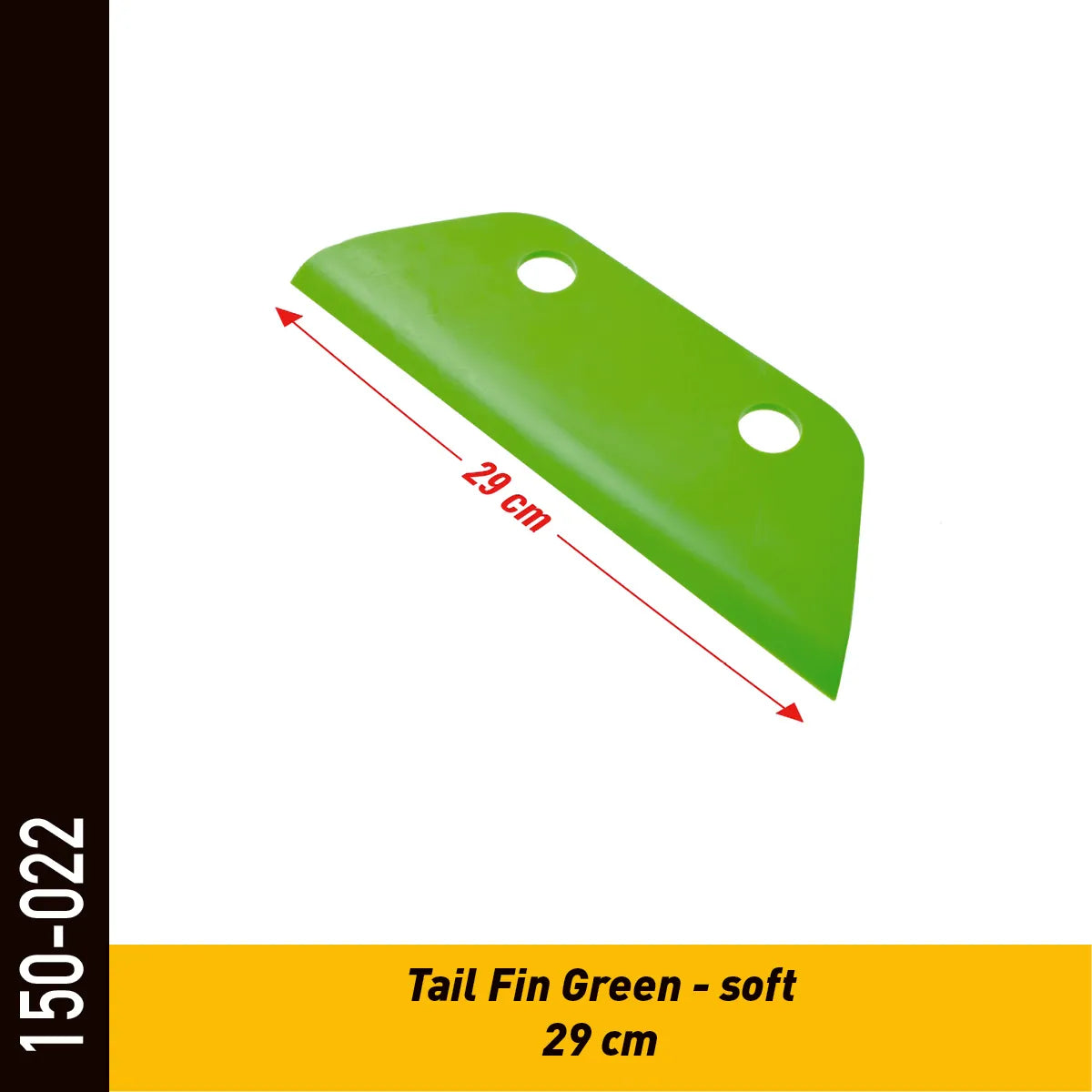 Tail Fin Green - Souple