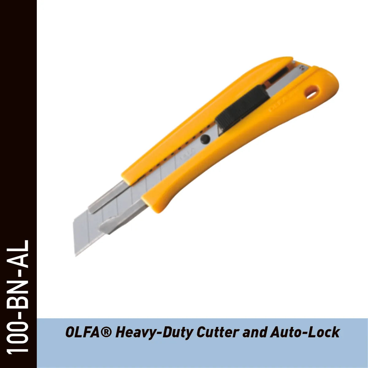 OLFA Heavy-Duty Cutter à lame autobloquante