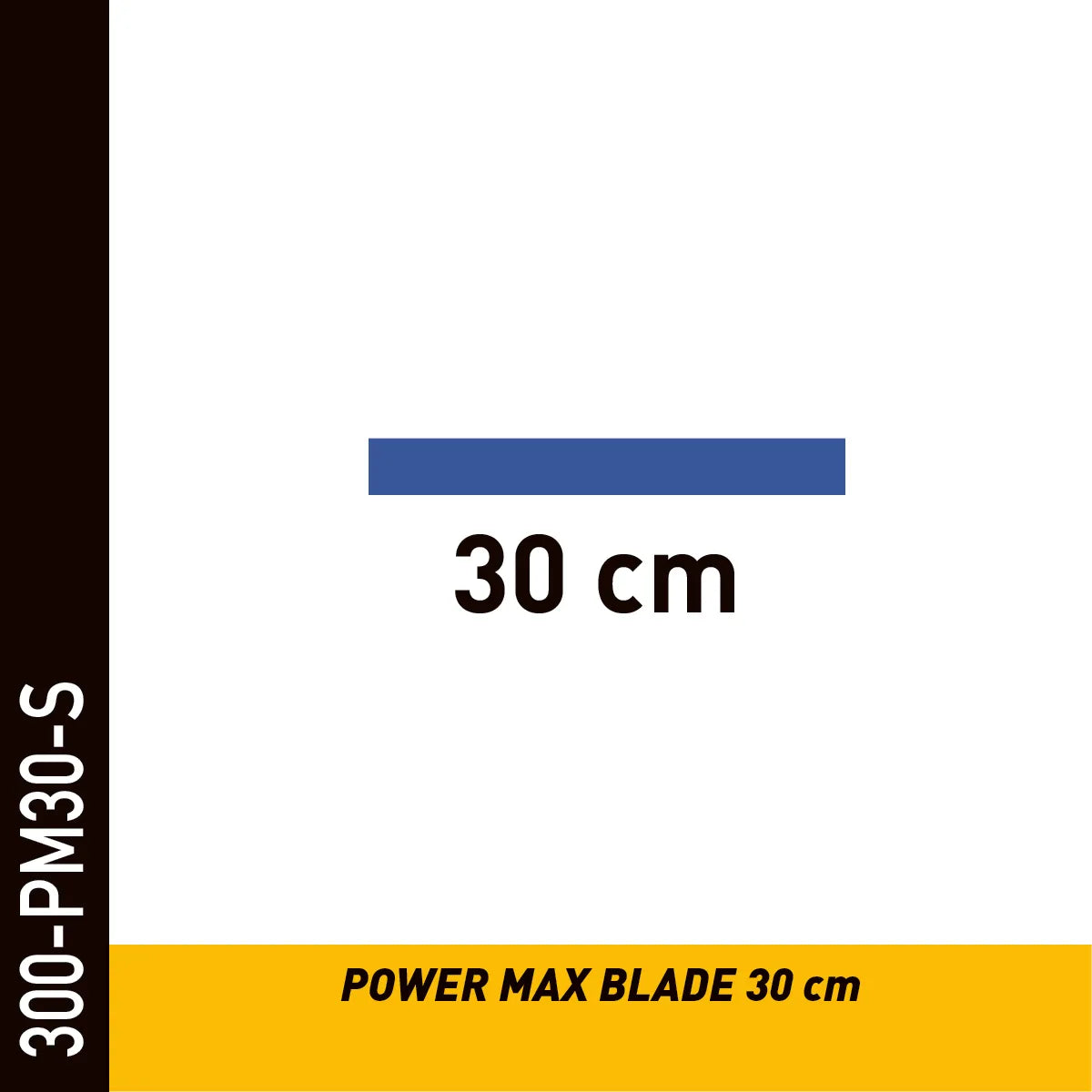 POWER MAX Ruban caoutchouc pour Raclette à vitre 30cm