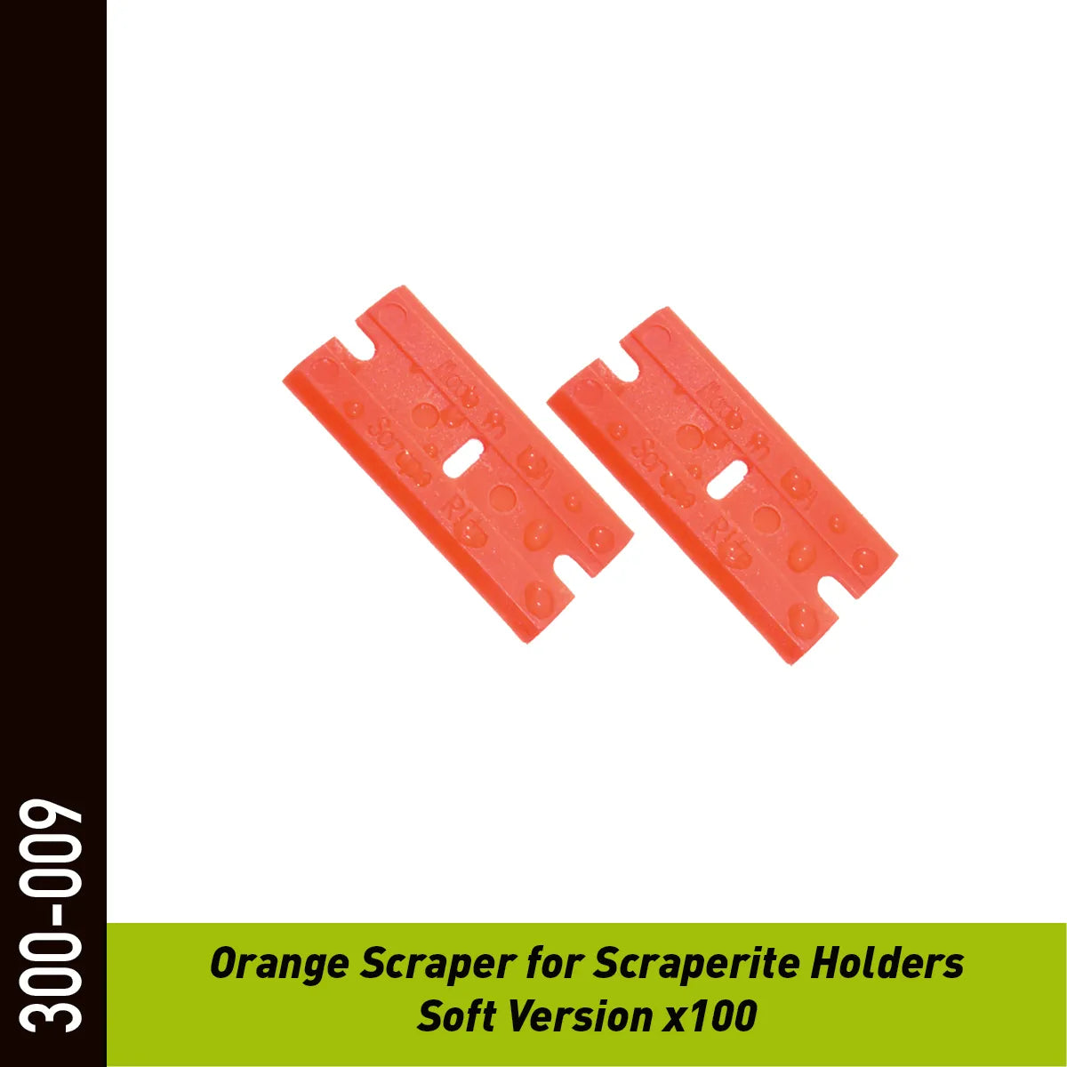 SCRAPERITE Lames de rechange Orange - 100 Pcs