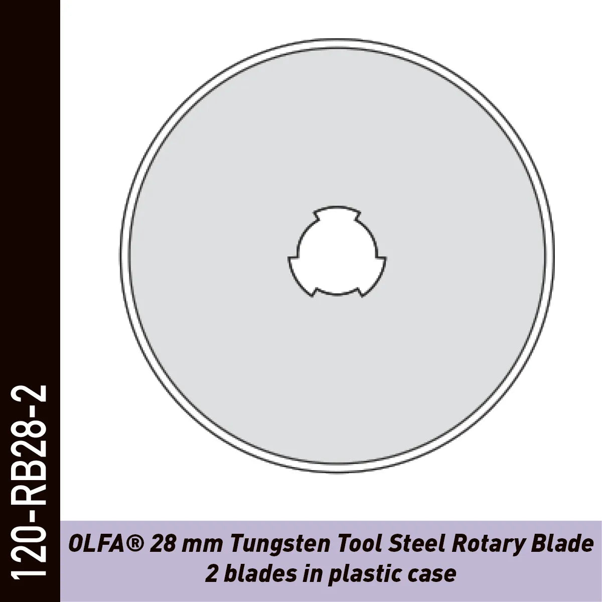 OLFA Lames circulaires pour cutter rotatif RTY-1/G - 2 Pcs