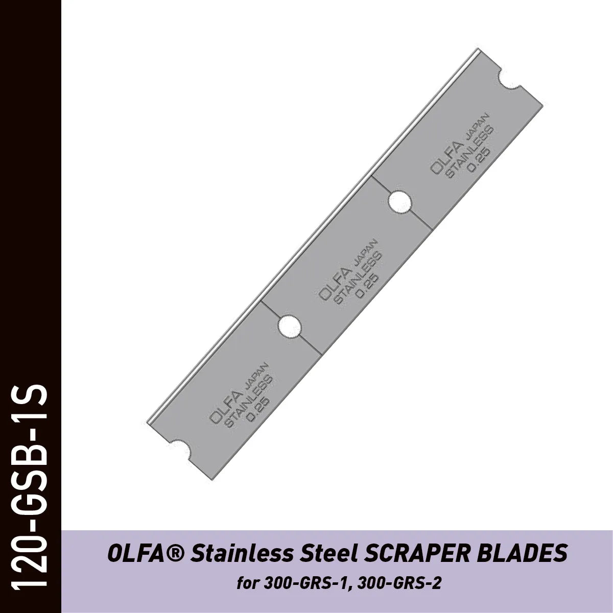 OLFA Lames sécables pour grattoir 300-GSR-1/2 - 30 Pcs