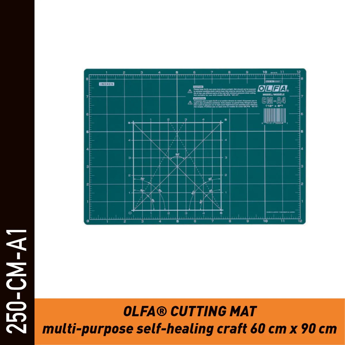 OLFA Tapis de découpe auto-cicatrisant - 60x80cm Vert 2mm