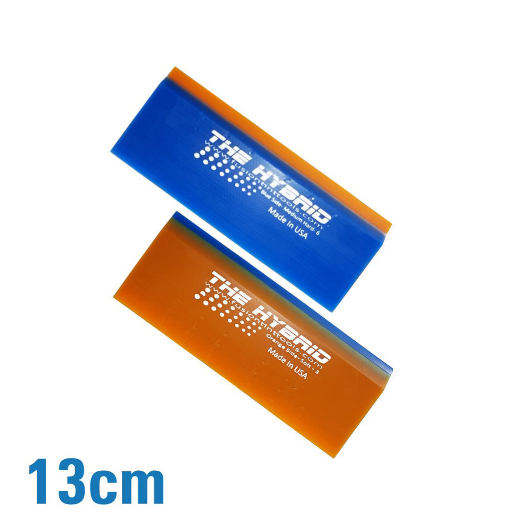 THE HYBRID -A multitalent : 2 squeegee in one 13CM