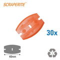 SCRAPERITE Lames de rechange Orange - 30 Pcs
