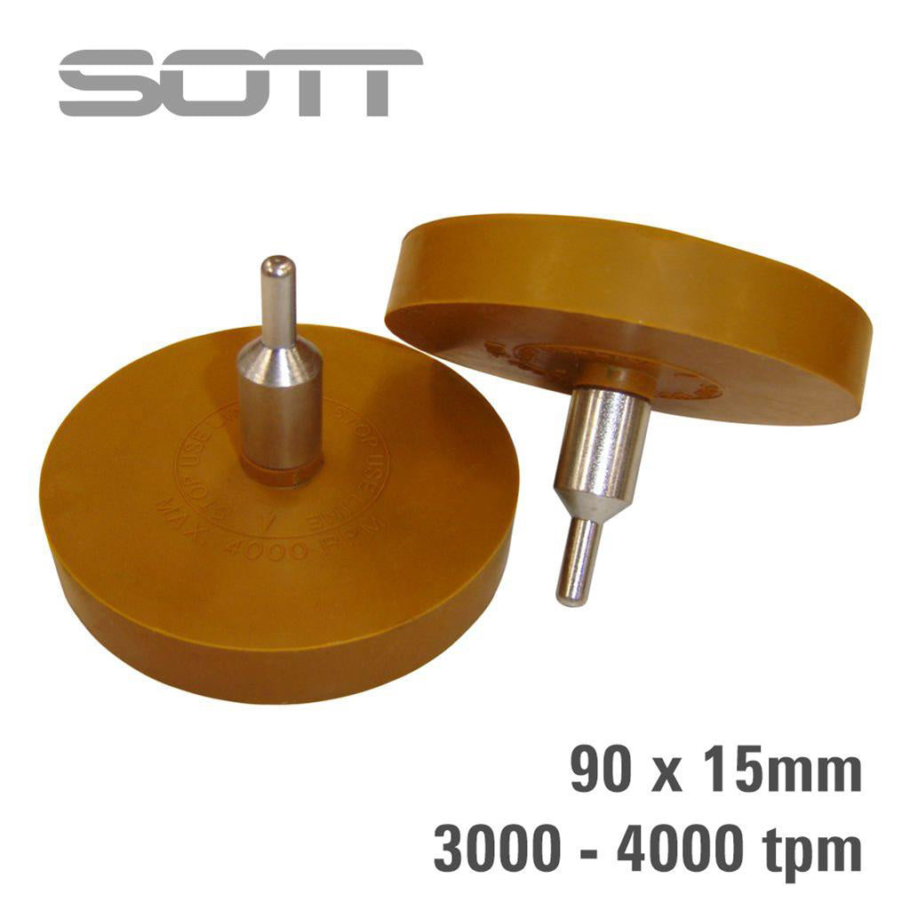 Strip-It Disque de ponçage caoutchouc + adaptateur