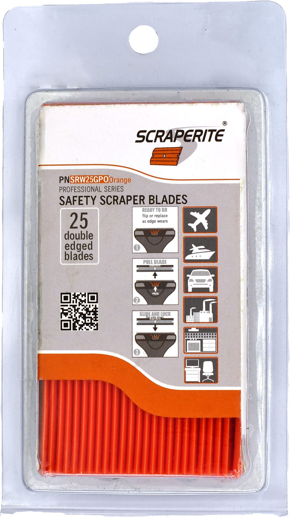 SCRAPERITE - 25 lames de rechange pour Wide Gripper
